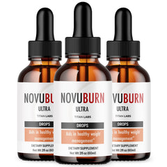 (3 Pack) NovuBurn Drops Natural Health & Fitness Support Novu Burn 90 Servings