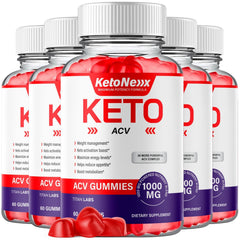 (5 Pack) KetoNex ACV Gummys 1000MG Advanced Keto Nex Supplement 300 Gummies