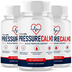 (3 Pack) Pressure Calm X Advanced Blood Health Support Formula PressureCalmX 180 Capsules