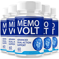 Memo Volt Nootropic Natural Brain Health Support Supplement MemoVolt 300 Capsule