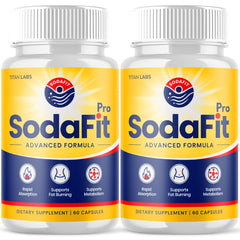 (2 Pack) SodaFit Advanced Energy and Fitness Support Supplement Soda Fit 120 Capsules