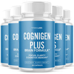 (5 Pack) Cognigen Plus Advanced Natural Brain Support CognigenPlus 300 Capsules