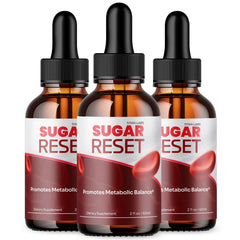 (3 Pack) Sugar Reset Drops Blood Health Support Formula SugarReset 90 Servings