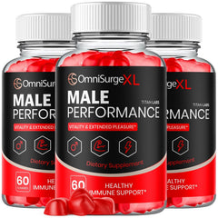 (3 Pack) Omni Surge XL Gums Advanced Male Health Support OmniSurgeXL 180 Gummies