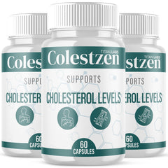 (3 Pack) Colestzen Advanced Blood Health Support Formula Colest Zen 180 Capsules