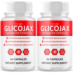(2 Pack) Glicojax Advanced Blood Health Support Formula Glico Jax 120 Capsules