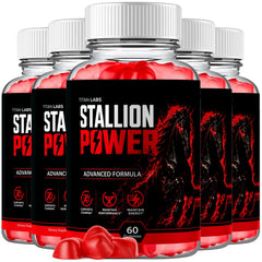 (5 Pack) Stallion Power ACV Gummys Male Health Support Formula StallionPower 300 Gummies