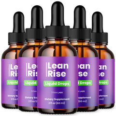 (5 Pack) Lean Rise Drops Natural Health & Fitness Formula LeanRise 150 Servings