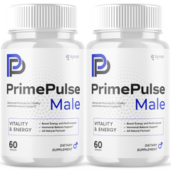 (2 Pack) Prime Pulse Advanced Male Pills PrimePulse Vitamin Supplement 120 Capsules