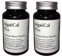 AlgaeCal Plus Stronger Bones Veggie Capsules Dietary Supplement (2 Pack)