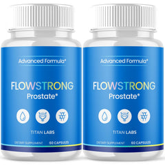(2 Pack) FlowStrong Advanced Prostate Support Formula Flow Strong 120 Capsules