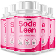 (5 Pack) Soda Lean Advanced Energy and Fitness Support Supplement SodaLean 300 Capsules