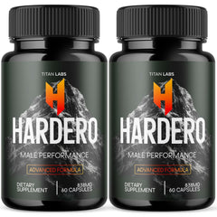 (2 Pack) Hardero Advanced Male Support Supplement Hard Ero 120 Capsules