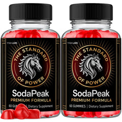 Soda Peak ACV Gummys Advanced Male Health Support Formula SodaPeak 120 Gummies