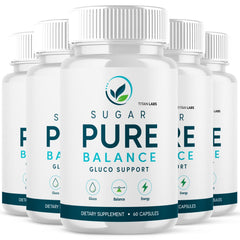 (5 Pack) Sugar Pure Balance Advanced Blood Health Support SugarPureBalance 300 Capsules