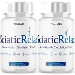 (2 Pack) Sciatic Relax Nootropic Natural Brain Supplement SciaticRelax 120 Capsules
