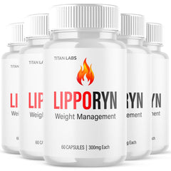 (5 Pack) Lipporyn Pills Advanced Energy & Fitness Formula Lippo Ryn 300 Capsules