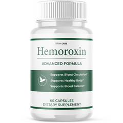 (1 Pack) Hemoroxin Advanced Blood Health Support Formula Hemo Roxin 60 Capsules