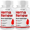 Image of Hema Renew Pills Advanced Blood Health Support Supplement HemaRenew 120 Capsules