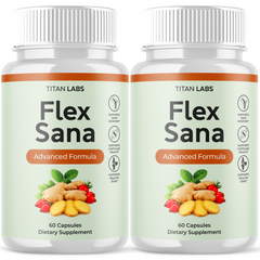 (2 Pack) Flex Sana Advanced Joints & Mobility Support Formula FlexSana 60 Capsules
