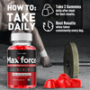 Image of (5 Pack) Max Force Gummys Advanced Male Support Supplement MaxForce 300 Gummies