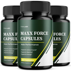 (3 Pack) Maxx Force Advanced Male Health Support Formula MaxxForce 180 Capsules