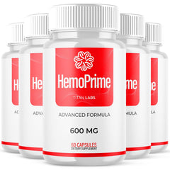 (5 Pack) HemoPrime Advanced Blood Health Support Formula Hemo Prime 300 Capsules