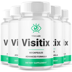 (5 Pack) Visitix Vision Pills Support Healthy Eye Function Visi Tix 300 Capsules