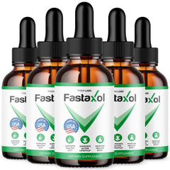 (5 Pack) Fastaxol Drops Natural Health & Fitness Formula FastaxolDrops 150 Servs