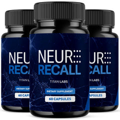 Neuro Recall Advanced Nerve Health Support Supplement NeuroRecall 180 Capsules