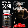 Image of (3 Pack) Lipo Tutide ACV Gummy 1000MG Advanced LipoTutide Supplement 180 Gummies