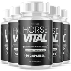 (5 Pack) Horse Vital Advanced Male Health Support Formula HorseVital 300 Caps