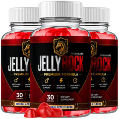 (3 Pack) Jelly Rock Gummys Advanced Male Health Support Supplement JellyRock 180 Gummies
