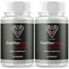 (2 Pack) TrueMan Boost Advanced Male Health Support Supplement True Man 120 Capsules