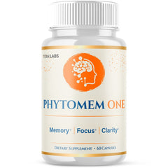 (1 Pack) Phytomem One Advanced Nootropic Brain Supplement PhytomemOne 60 Capsules