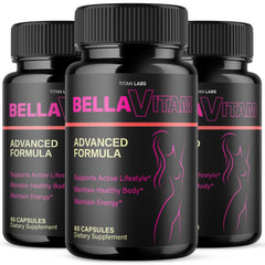 (3 Pack) Bella Vitam Advanced Energy & Fitness Support BellaVitam 180 Capsules