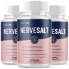 Image of (3 Pack) NerveSalt Nootropic Natural Nerve Support Formula Nerve Salt 180 Capsules