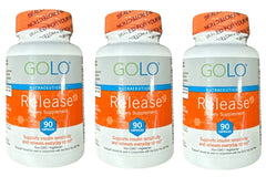 Golo Release Dietary Supplement Relieves Everyday Stress (270 Capsules - 3 Pack)