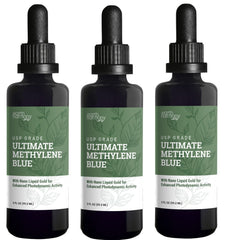 Earth Harmony Methylene Blue Pharmaceutical Grade 99.99% - 2 Fl Oz, (3-Pack)
