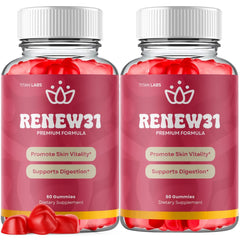 (2 Pack) Renew31 ACV Gummys 1000MG Advanced Renew 31 Supplement 120 Gummies
