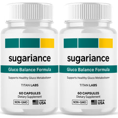 (2 Pack) Sugariance Advanced Blood Health Support Supplement Sugar Riance 120 Capsules