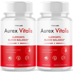 (2 Pack) Aurex Vitalis Advanced Blood Health Support AurexVitalis 120 Capsules