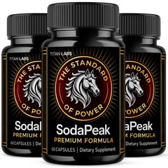 SodaPeak Advanced Male Health Support Vitamin Supplement Soda Peak 180 Capsules