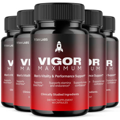 (5 Pack) Vigor Maximum Advanced Male Health Support Formula VigorMaximum 300 Capsules