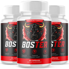 (3 Pack) Boster Advanced Male Health Support Supplement Bos Ter 180 Capsules
