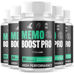 (5 Pack) Memo Boost Pro Nootropic Natural Brain Support MemoBoostPro 300 Capsule