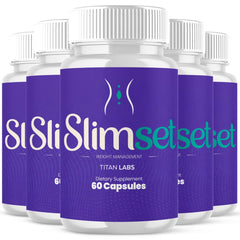 SlimSet Pills Advanced Energy & Fitness Support Supplement Slim Set 300 Capsules
