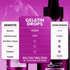 Image of (2 Pack) Gelatin Drops Natural Health & Fitness Formula Supplement 60 Servings