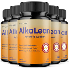 (5 Pack) Alkalean Advanced Energy & Fitness Support Formula Alka Lean 300 Capsules