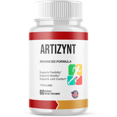 (1 Pack) Artizynt Advanced Joints & Mobility Support Formula Arti Zynt 60 Caps